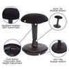 Flash Furniture Black Height Adjustable Active Office Wobble Stool AY-8001-BK-GG